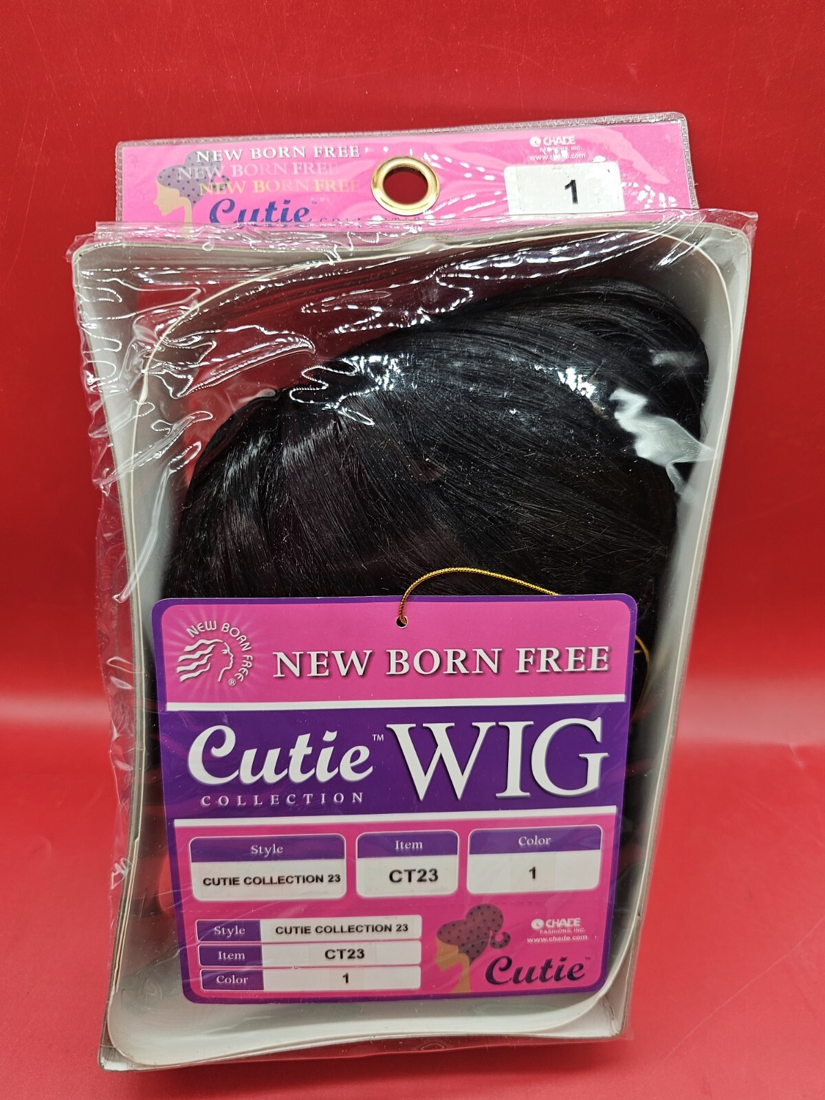 New Born Free Cutie Synthetic Wig CT23 Color 1