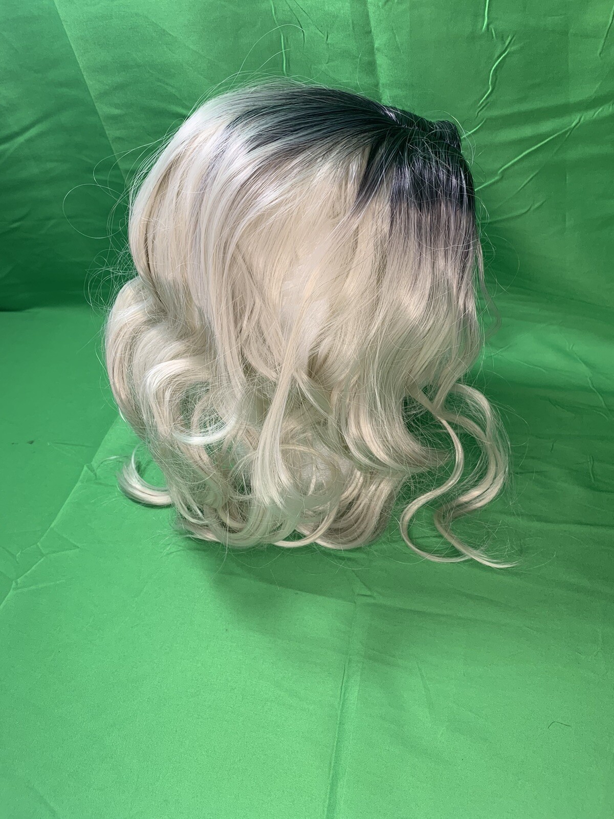 WIG Sexy Wig Mixed Black And Blonde Soft Silky Daily Wear With Clip Cosplay Hair