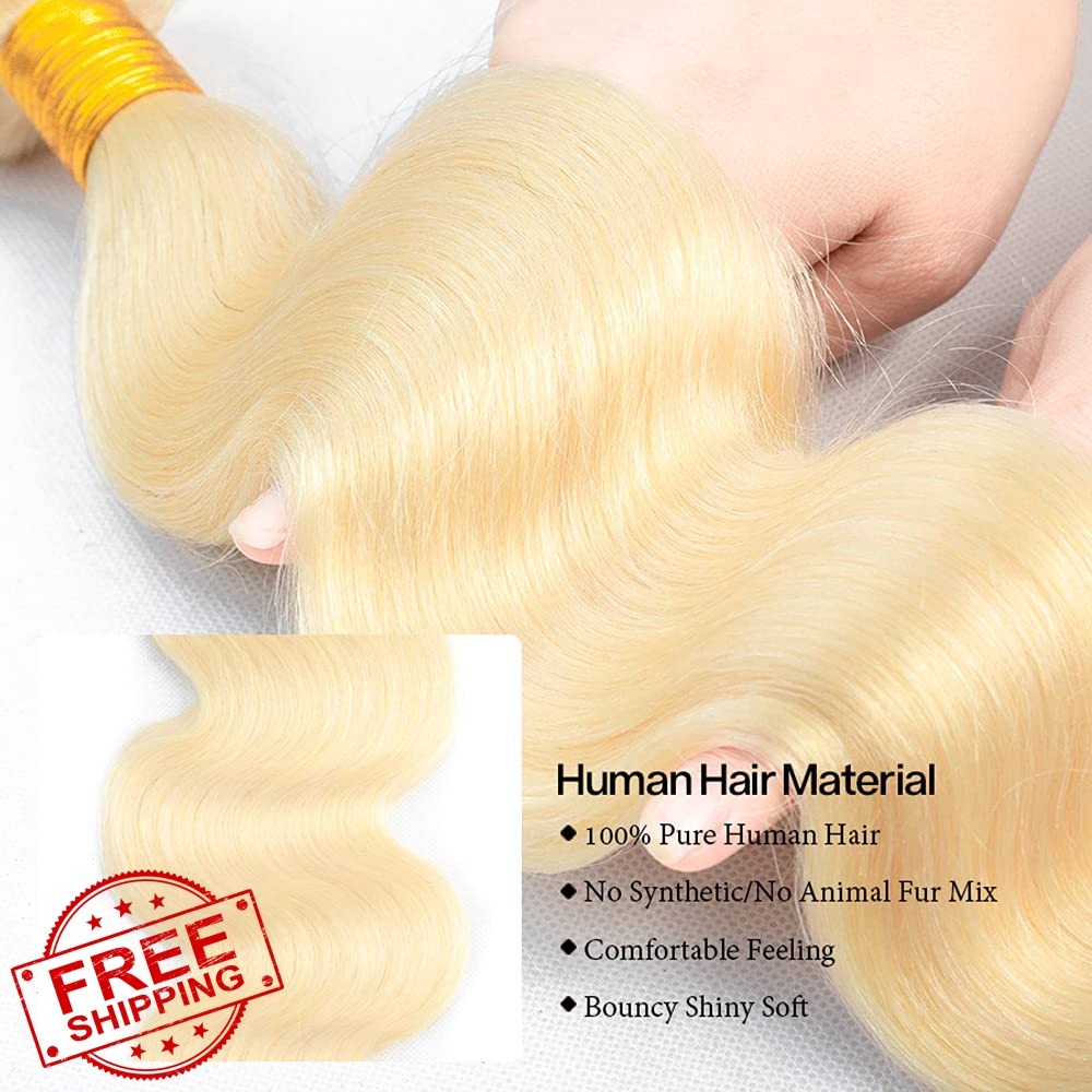 FuivJuix #613 Blonde Body Wave Bundle 14 Inch