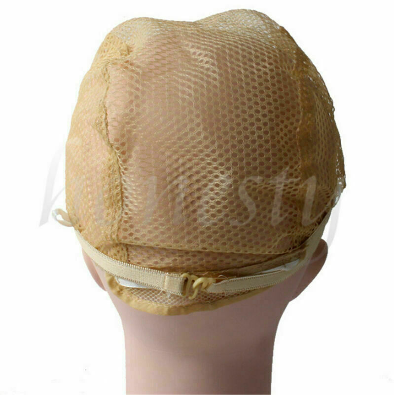 3PCS Wig Cap for Making Wigs with Adjustable Straps Breathable Mesh Weaving