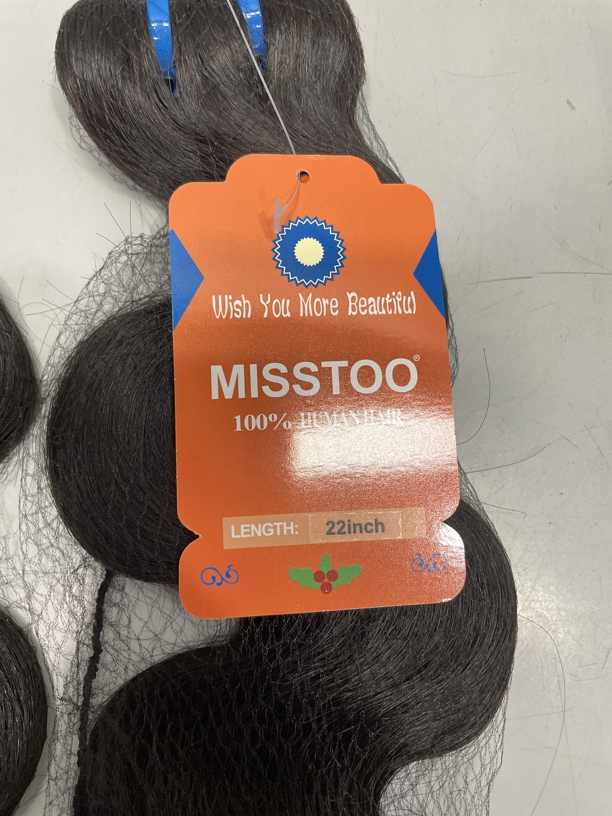 MissToo Piano Highlight Body Wave Human Hair Extensions 3 Bundles 18″, 20″, 22″