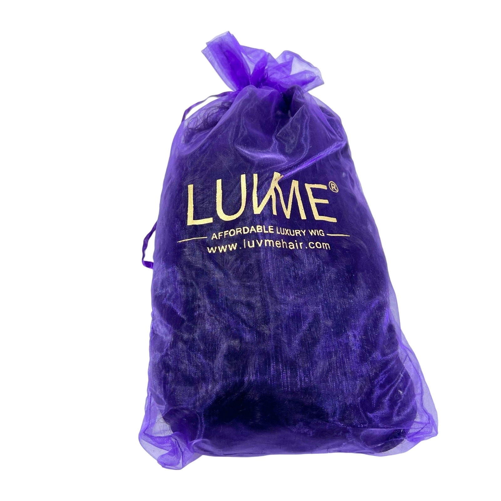 Luvme Hair Short Curly Human Hair Wig Black with Accessories