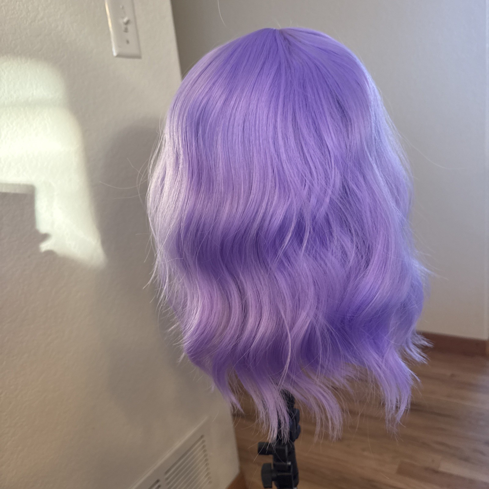 Lavender Hard Fronts Hairline Lace Cap Frontal Wig 14” 333