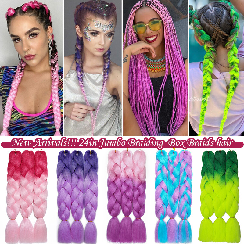 RUMI Hair JUMBO Braiding Hair 60cm Hair Extensions Crochet Synthetic Fiber Braid