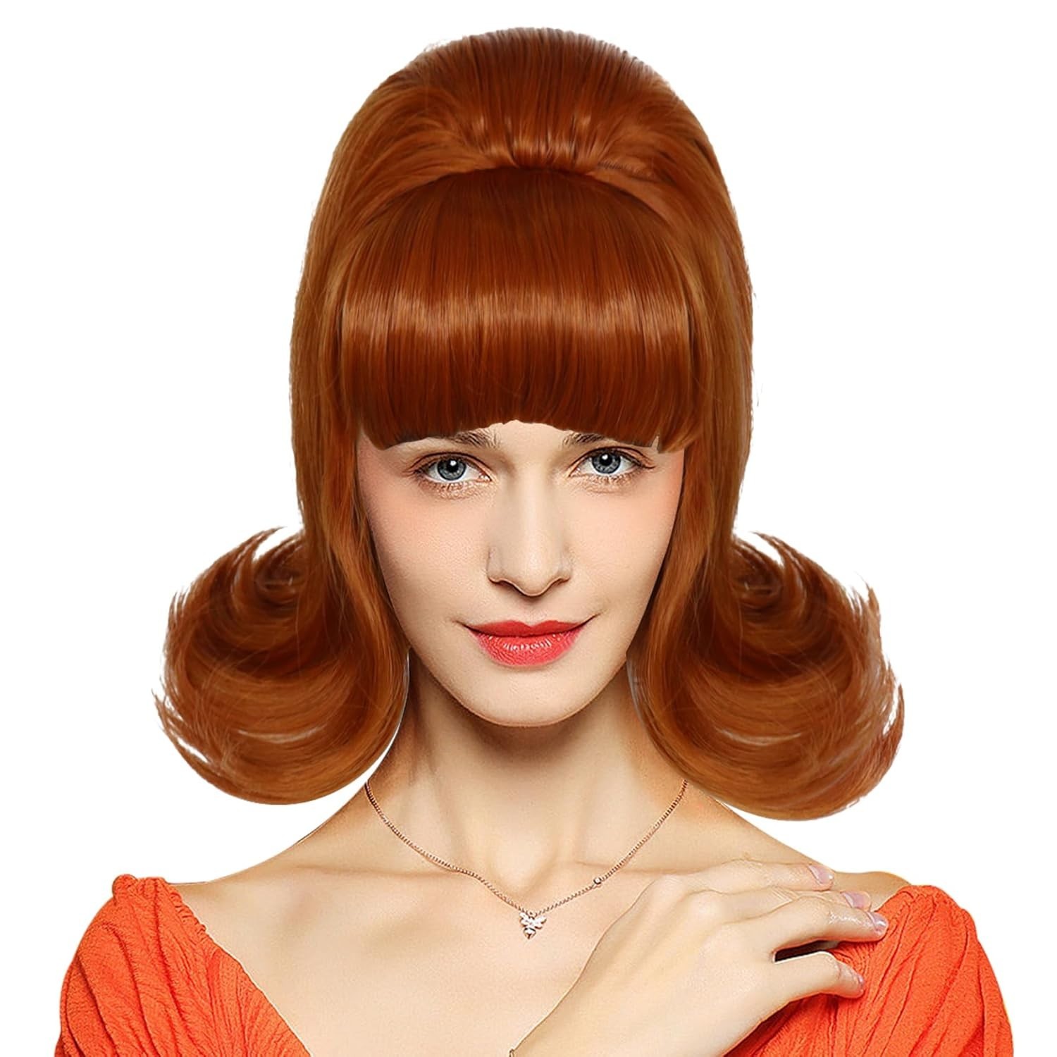 “Womens Flip Wig 60S 50S Retro Beehive Style Bouffant Vintage Look Wig Costume W