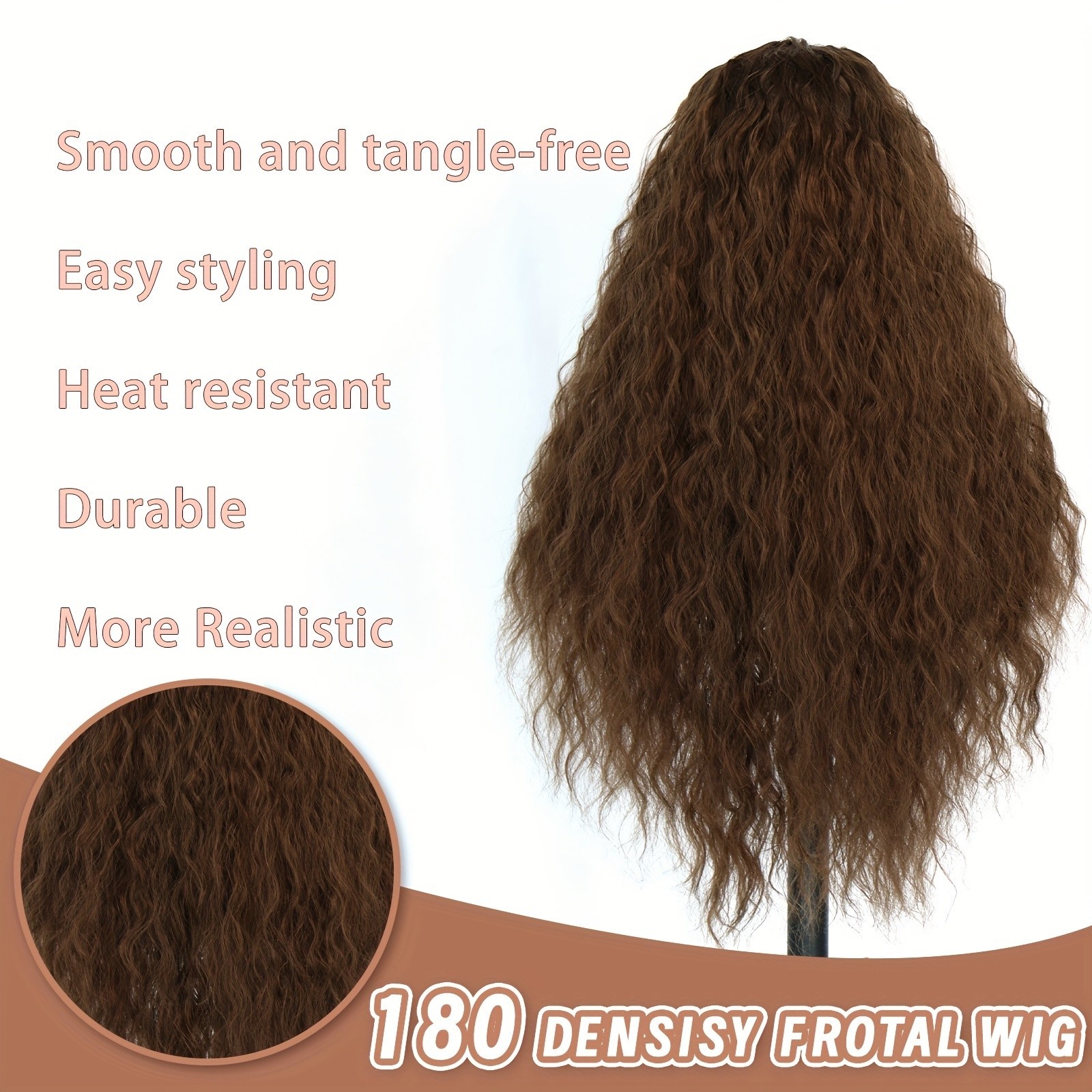 Brown Blonde Highlights Loose Curly Glueless Lace Front Wigs Pre Plucked Women