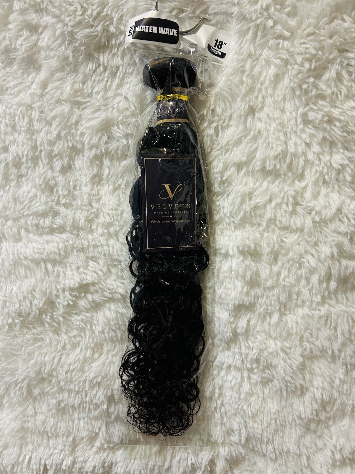 100% Human Water Wave Bundle – 18” | Natural Curly Texture