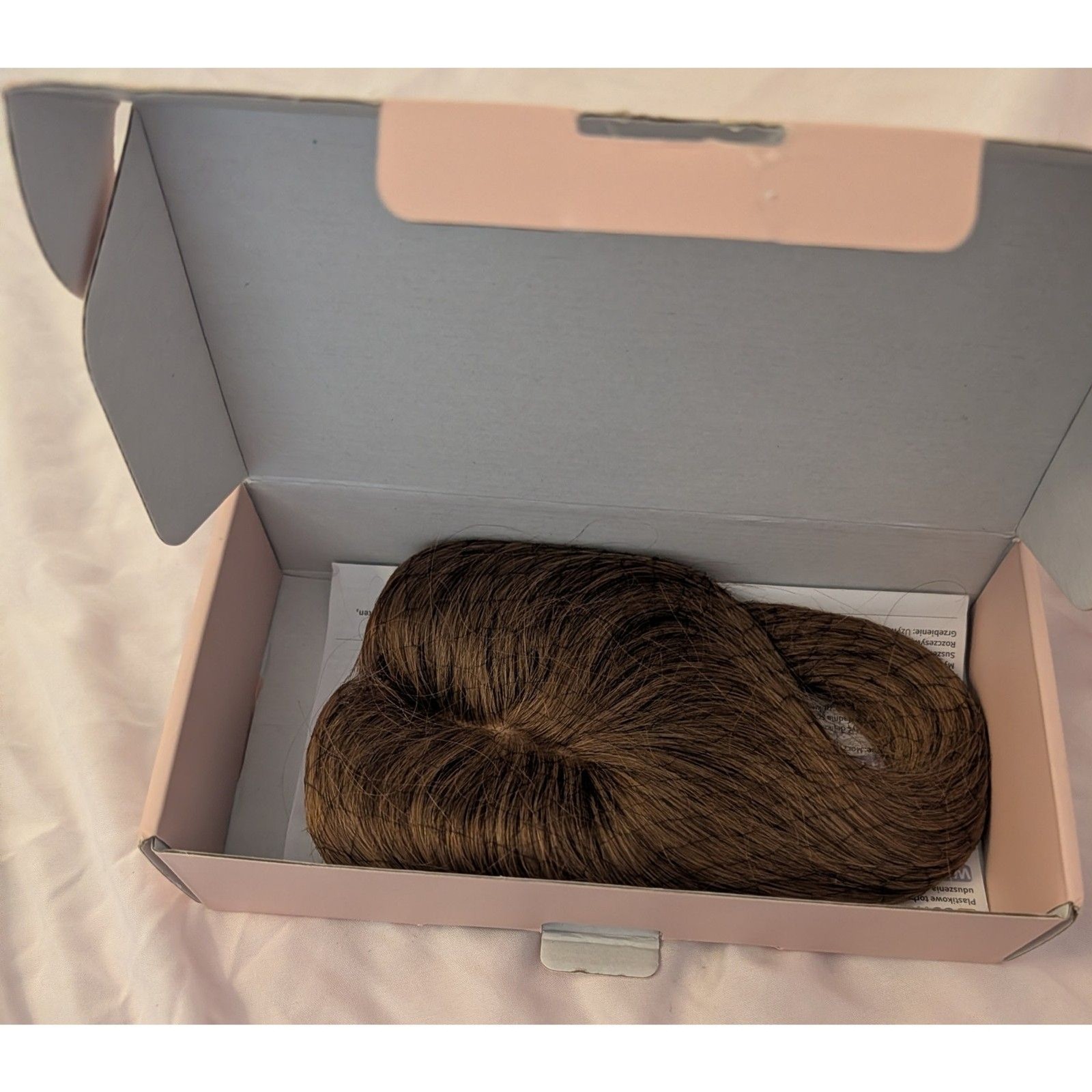 Rich Choices 14″ Hair Toppers Human Hair 100% Remy Toppers NO Bangs Brown #6 NIB