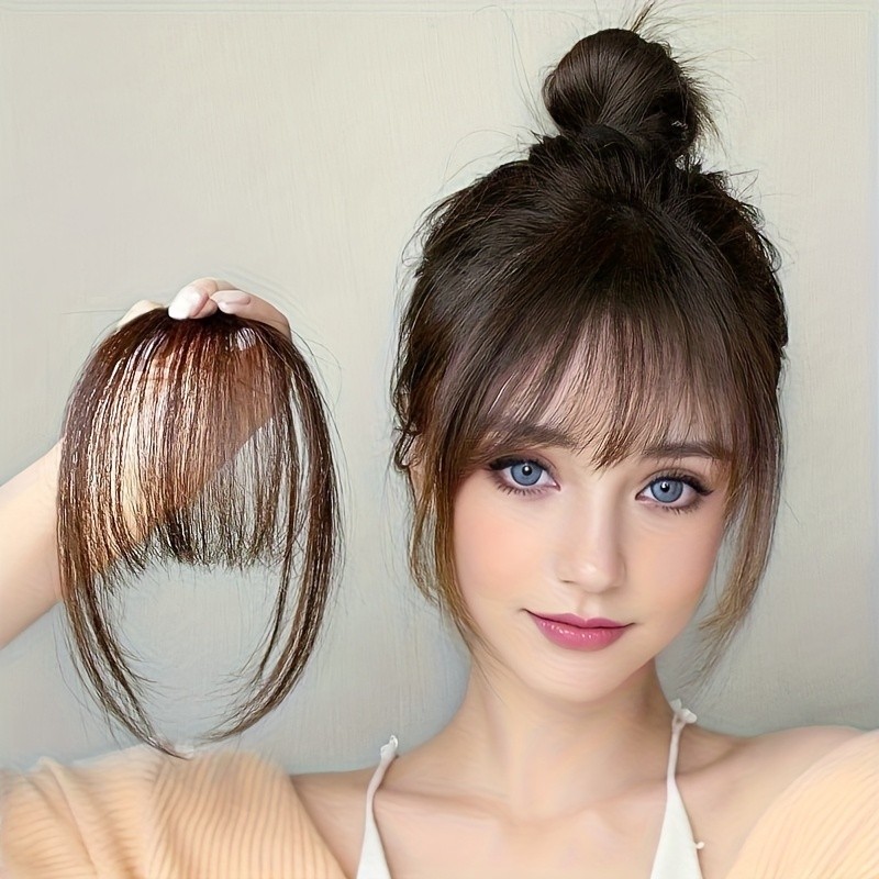 Thin Cute Flexible Durable Trendy Fresh Spring & Summer Markless Air-fried Bangs