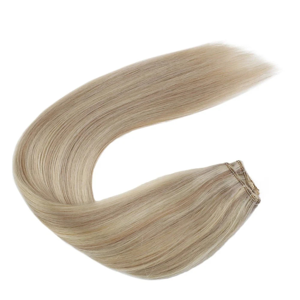 Sunny Hair FISHLINE 14″ Rose / Champagne Wire Human Hair Extensions FP P18-613