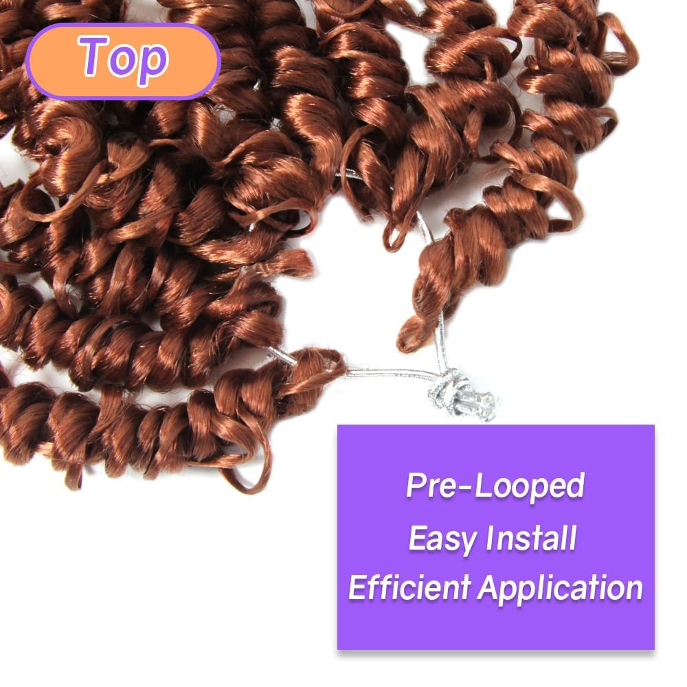 Locsbyhand Boho Crochet Passion Twist Hair Pre Looped 18 Inch Goddess Passion