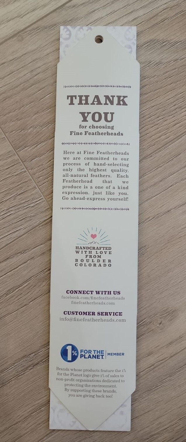 FINE FEATHERHEADS – Feather Hair Extensions, ORIGINAL INDUSTRY PIONEER/ LAST ONE