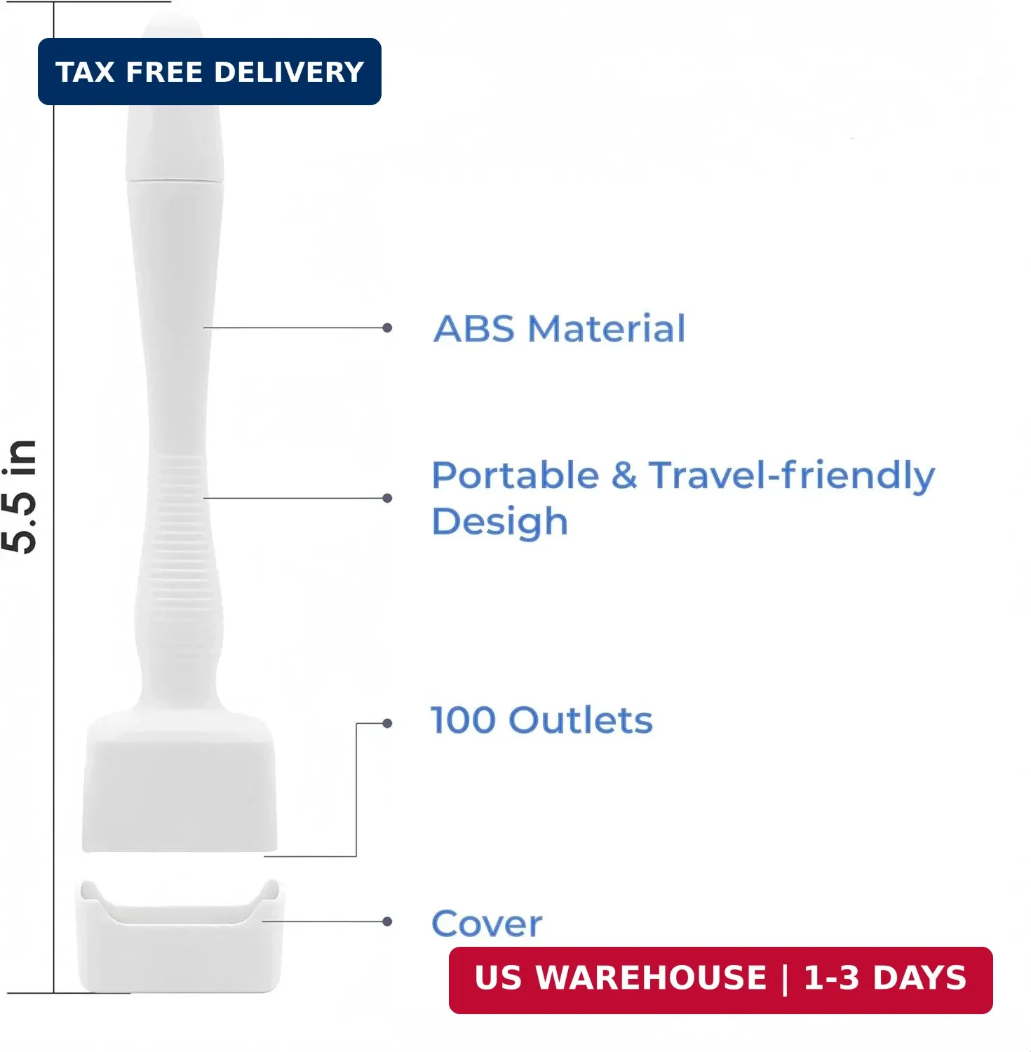 Dermastamp for Hair & Beard Micro-exfoliating Tool for Women and Men