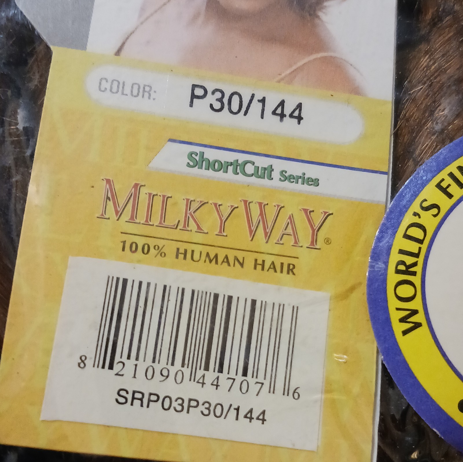 MILKY WAY Spiral Roll 3 PCS 100% Human Hair Extensions P30/144