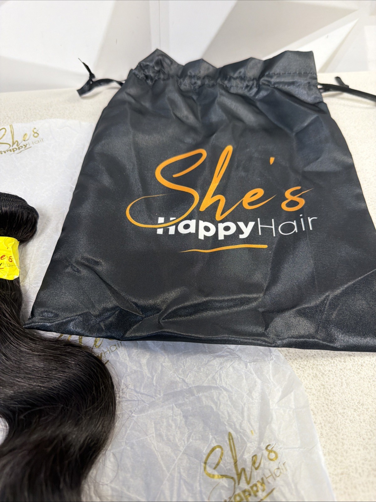 SHES HAPPY HAIR Brazillian Raw Human Bundles 22,24,26in