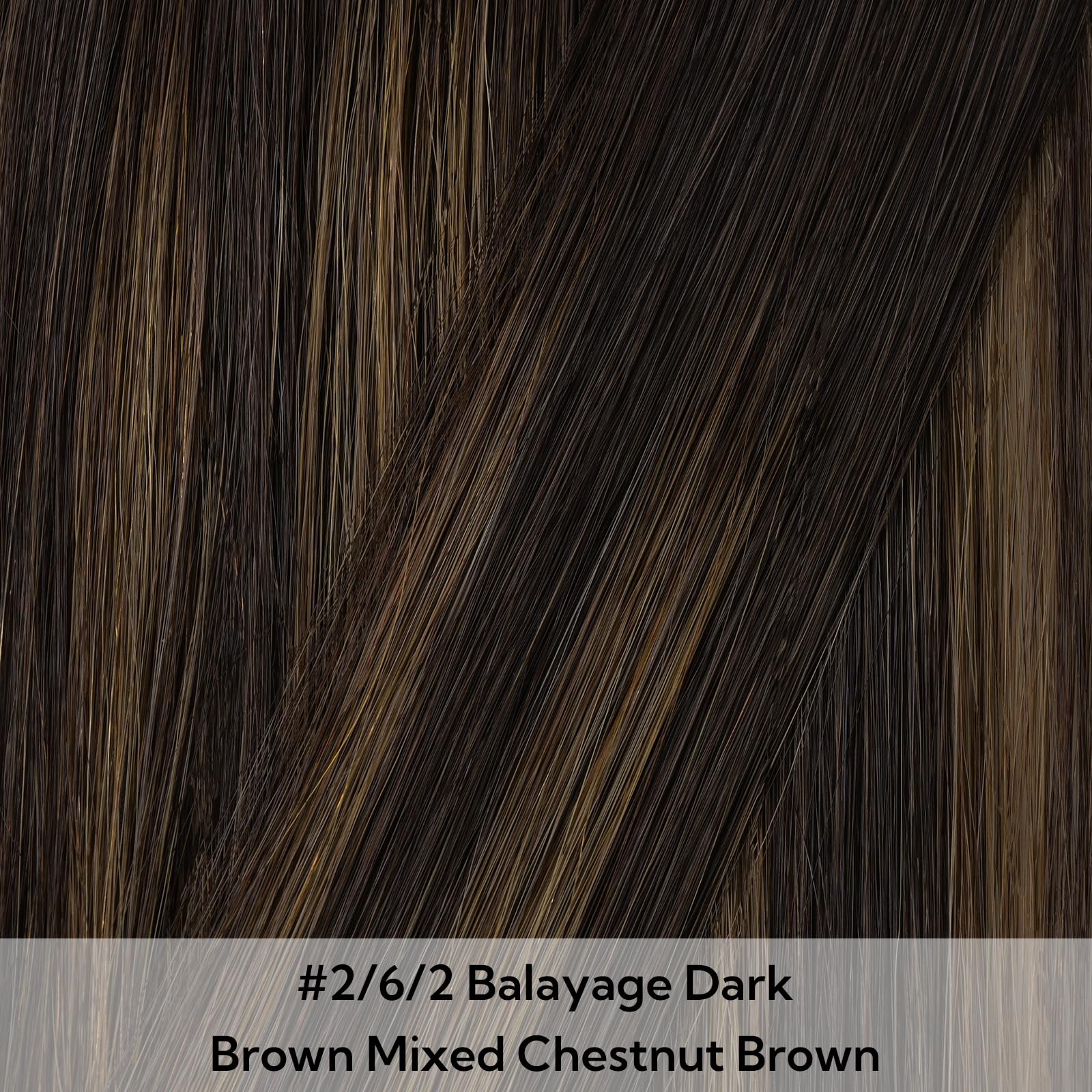 Hotbanana Tape-In Hair Extensions 20 Inch 40Pcs 100G Balayage Dark Brown Mixed