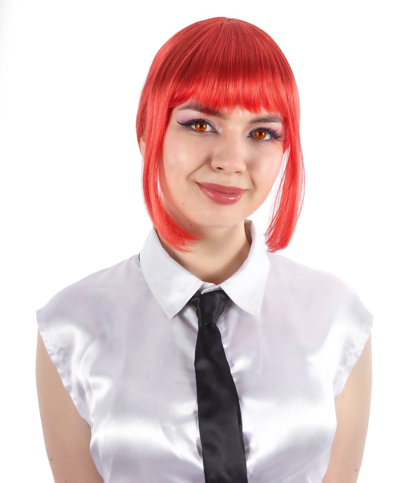 Adult Women’s Supernatural Anime Light Red Braided Wig HW-7090