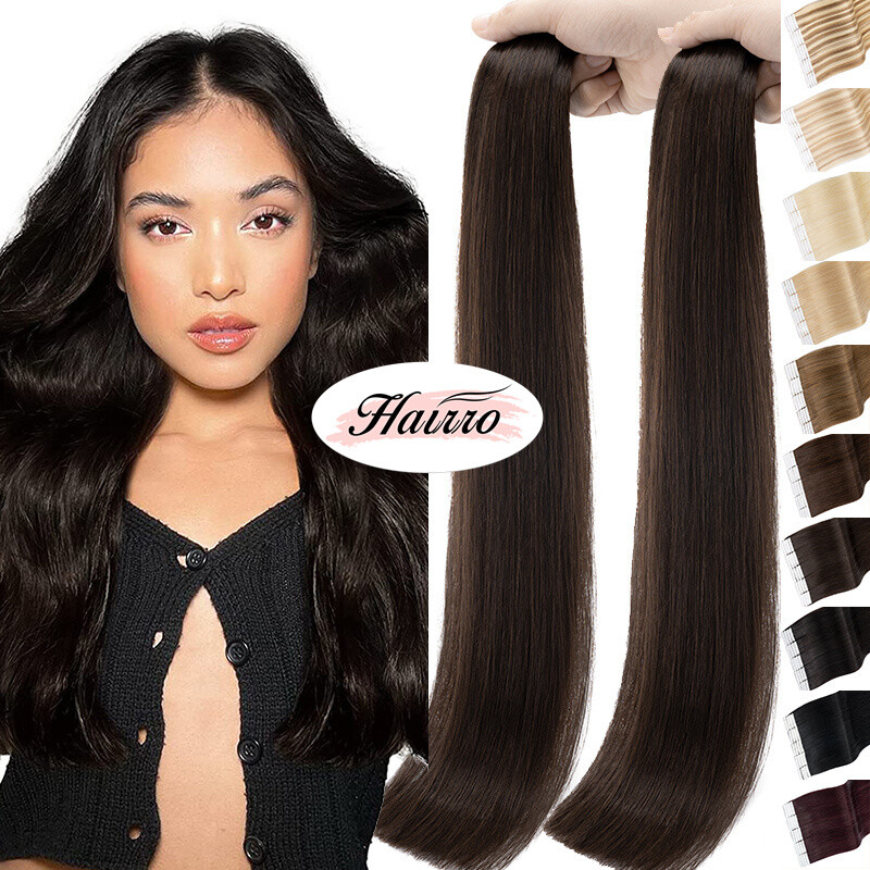 9A Tape In Double Drawn 100% Real Remy Human Hair Extensions Seamless Skin Wefts