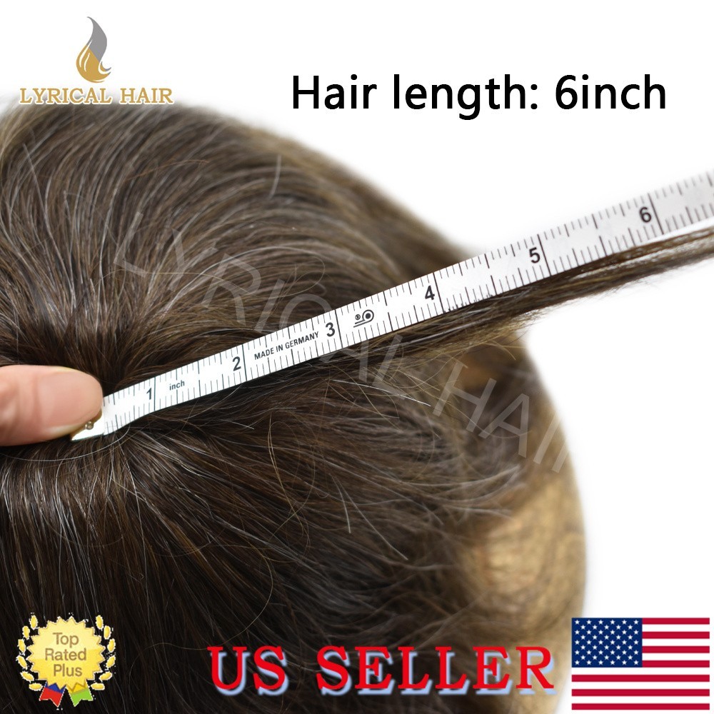 Mens Toupee Human Hair System Swiss Lace Front Skin PUGrey Black Brown Hairpiece