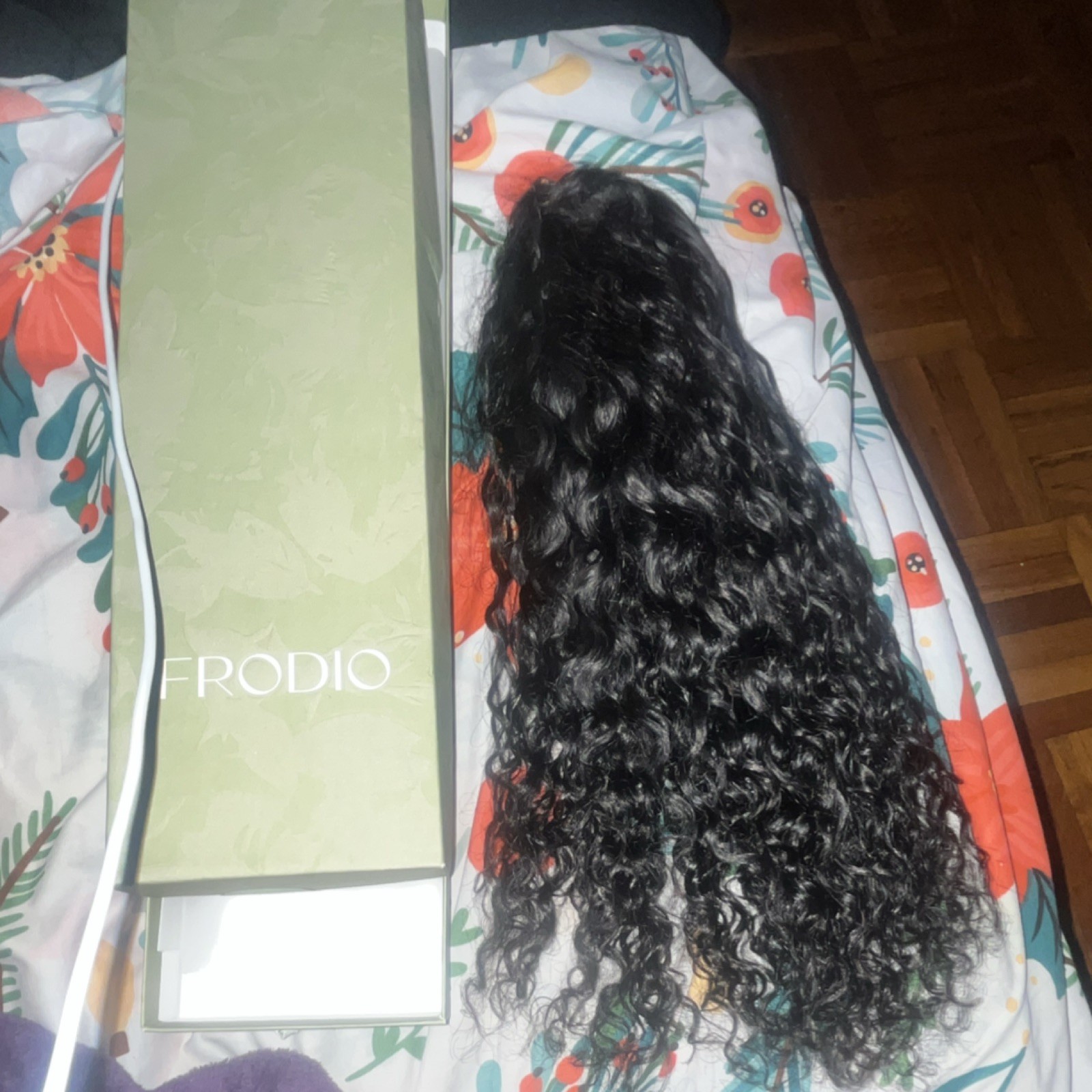 FRODIO Curly Texture Curly Hair Extension Black Shade for Women Hair Styling