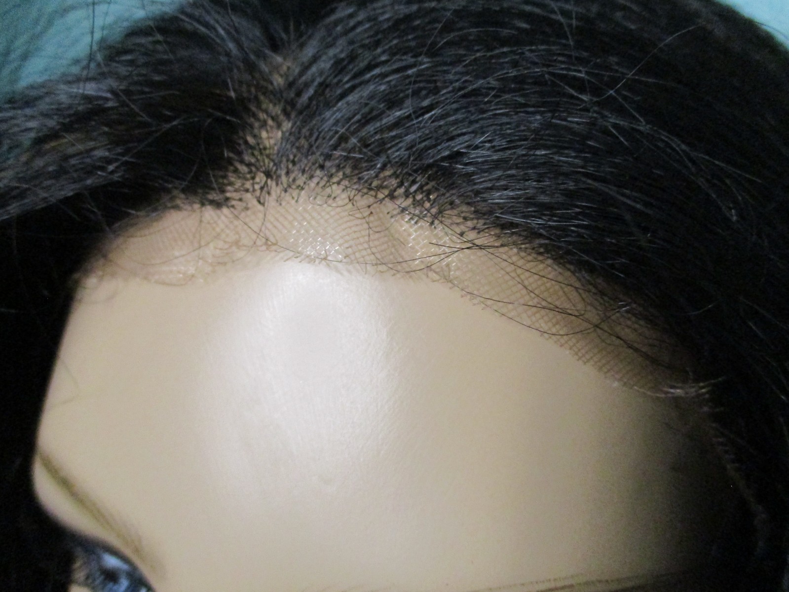 20″ black and brown mix SHAG style SWISS LACE FRONT WIG by SHAKE N GO