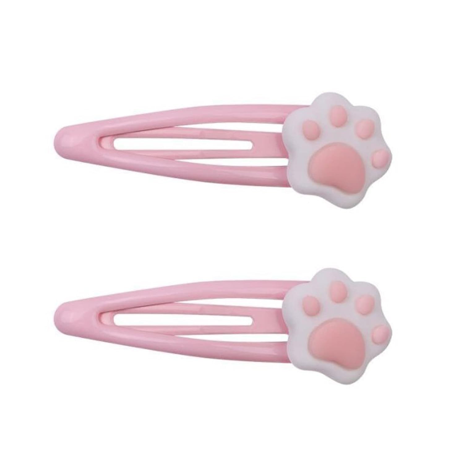 2pc Pink Women Cartoon Cat Hair Clips,Women 1 Count (Pack of 2),
