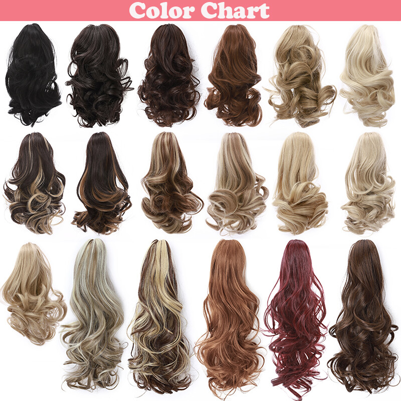Mega Thick Any Style Jaw Claw Clip in Hair Extensions Ponytail As Human Hair US