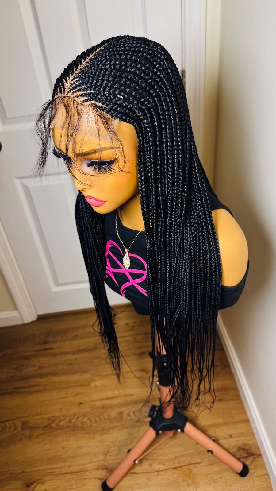 braided wig closure Easy Wear Ready To Ship