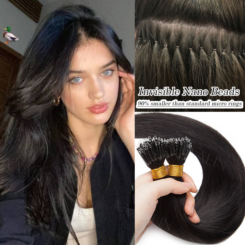 CLEARANCE Nano Rings Micro Loop Beads Tip Remy Human Hair Extensions Thick 100G