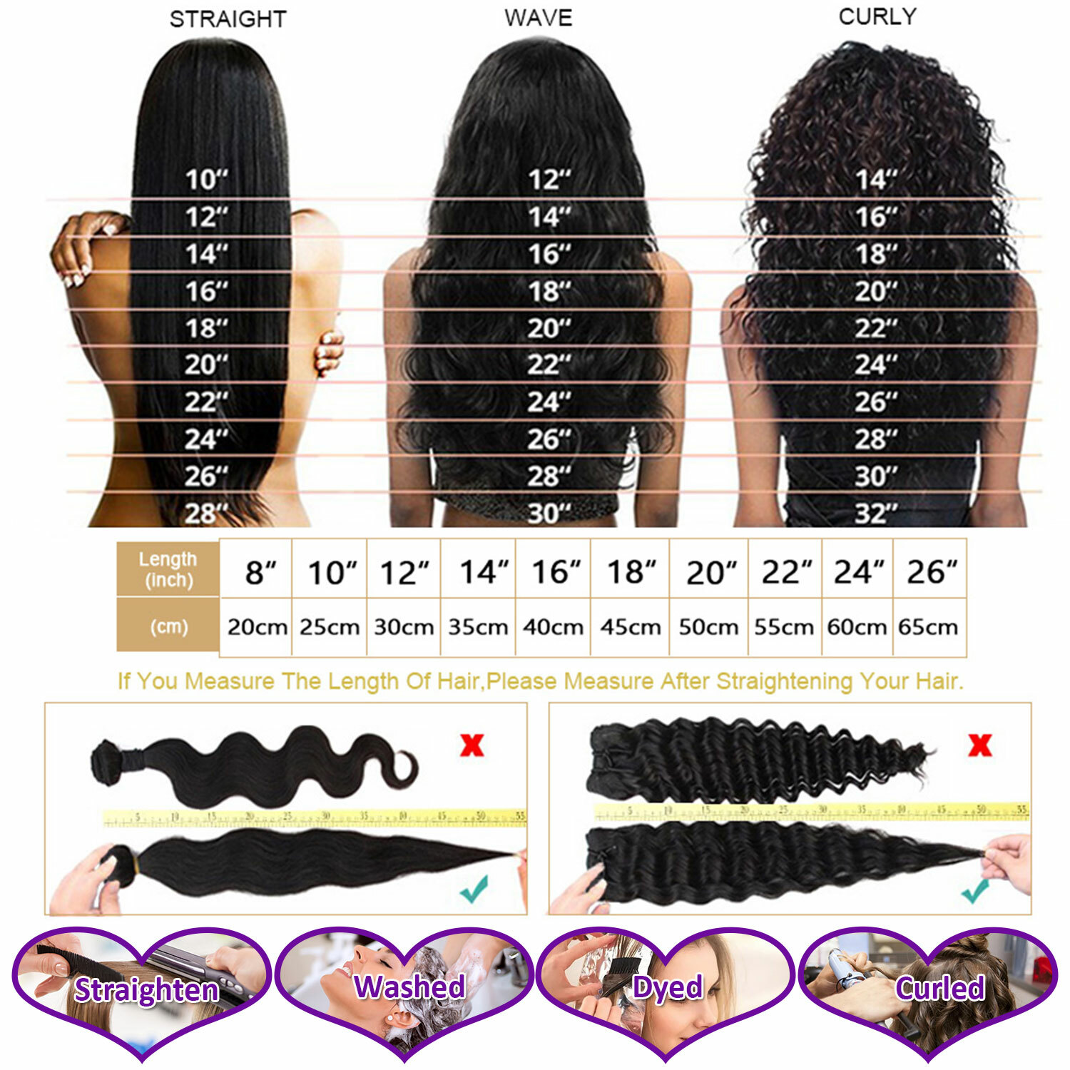 Thick 7A+ Hidden Wire In 100% Real Remy Human Hair Extensions One Piece #BLONDE