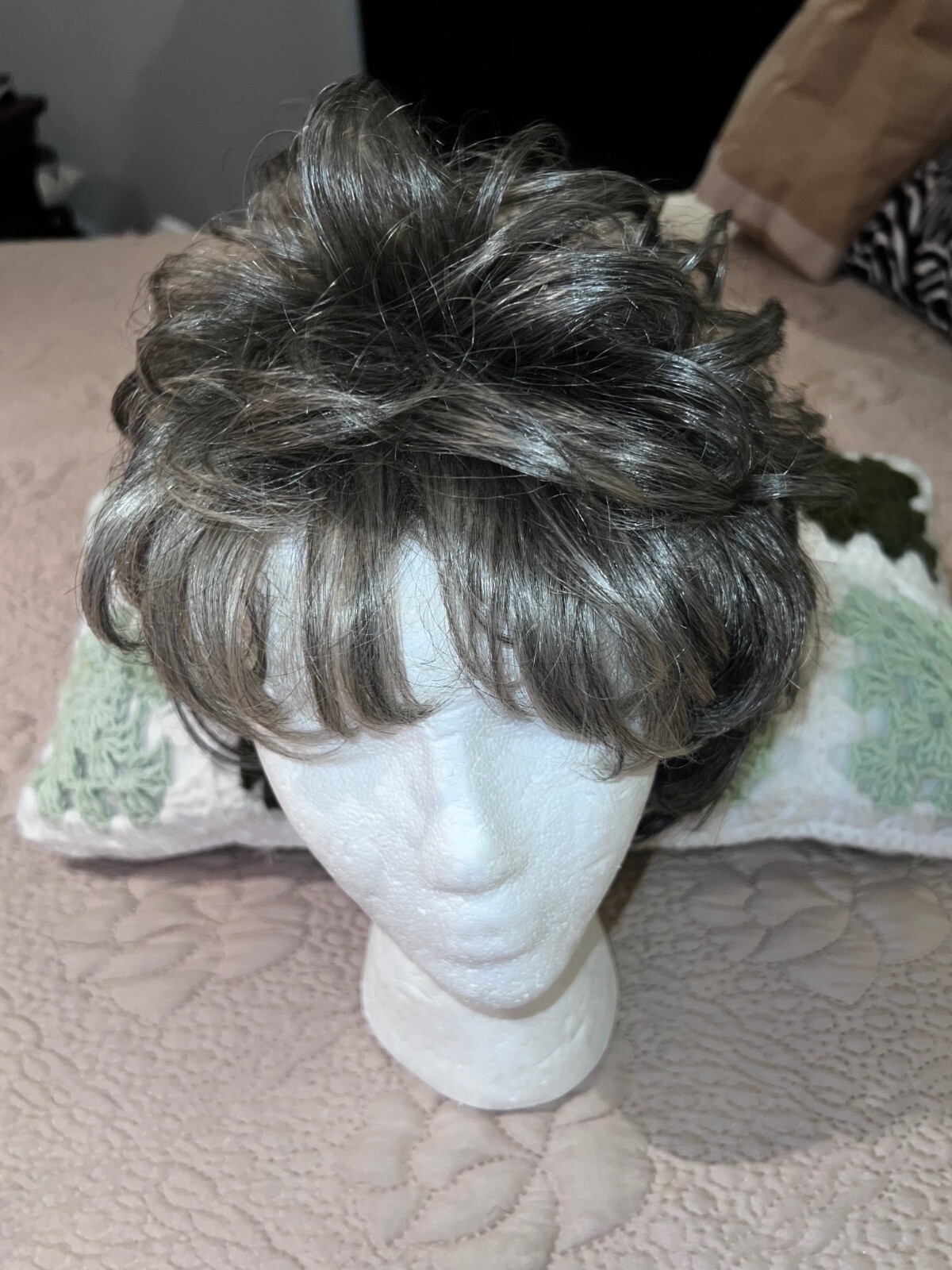 Foxy Silver Synthetic Hair Full Wig