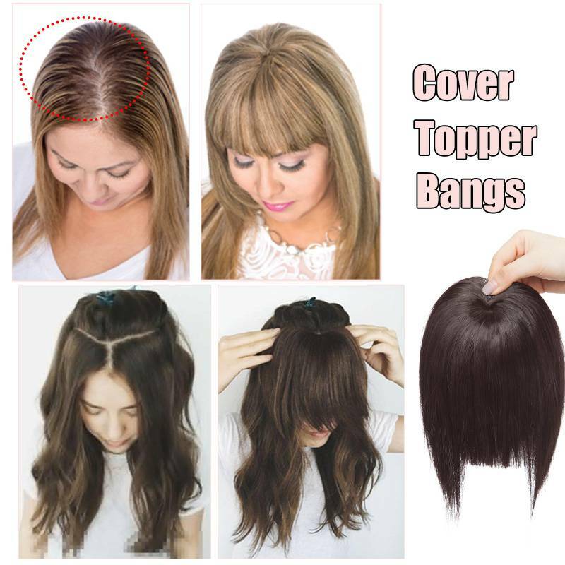 Real Thick Side Bangs As Human Clip In As Hair Extensions Front Fringe Woman G3