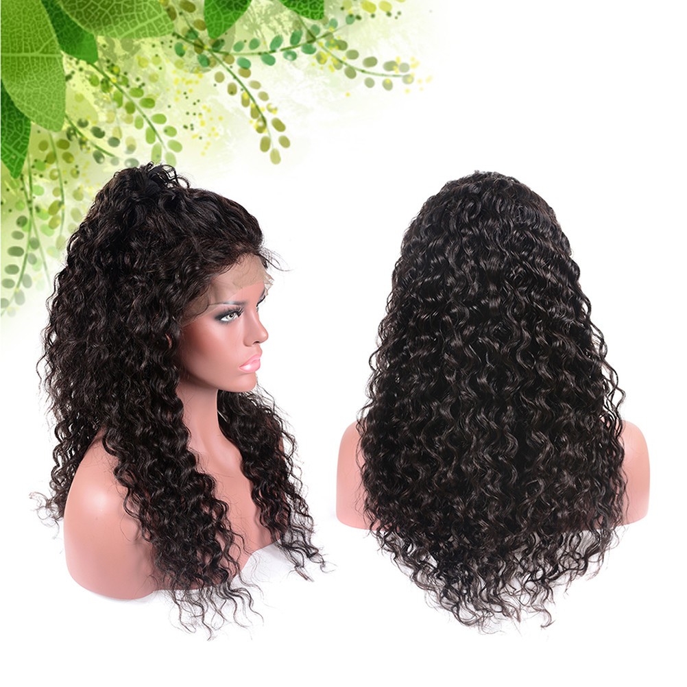 Small Curly Hair Wig Front Lace Hair Accessories Women Wig Natural Black Cover