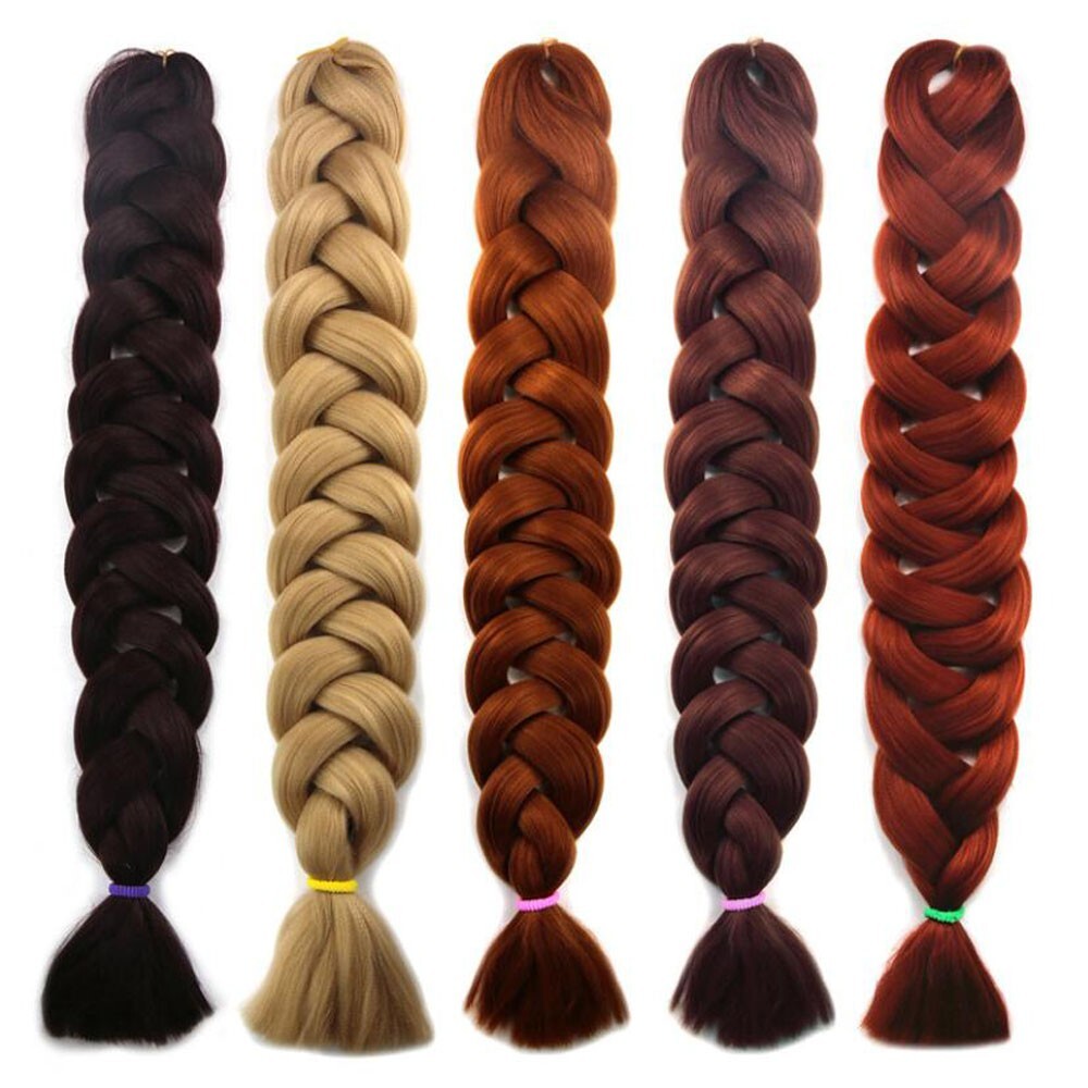 82″ Kanekalon Long Straight Synthetic Hair Braid Afro African Twist Jumbo Braids