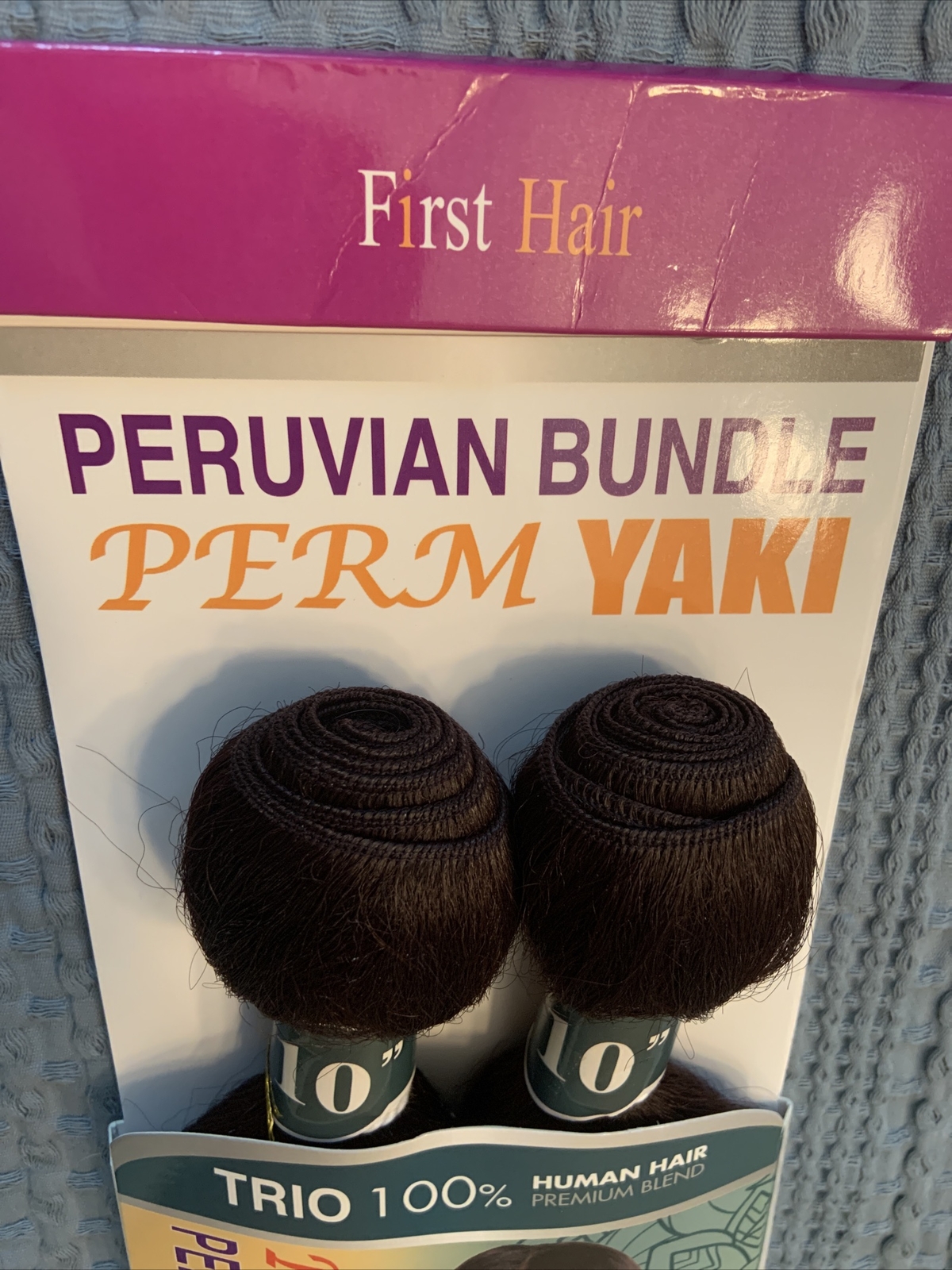 100% Hair Extensions Real Human Hair Perm Yaki Color 99J Dark Red Wine Free Ship
