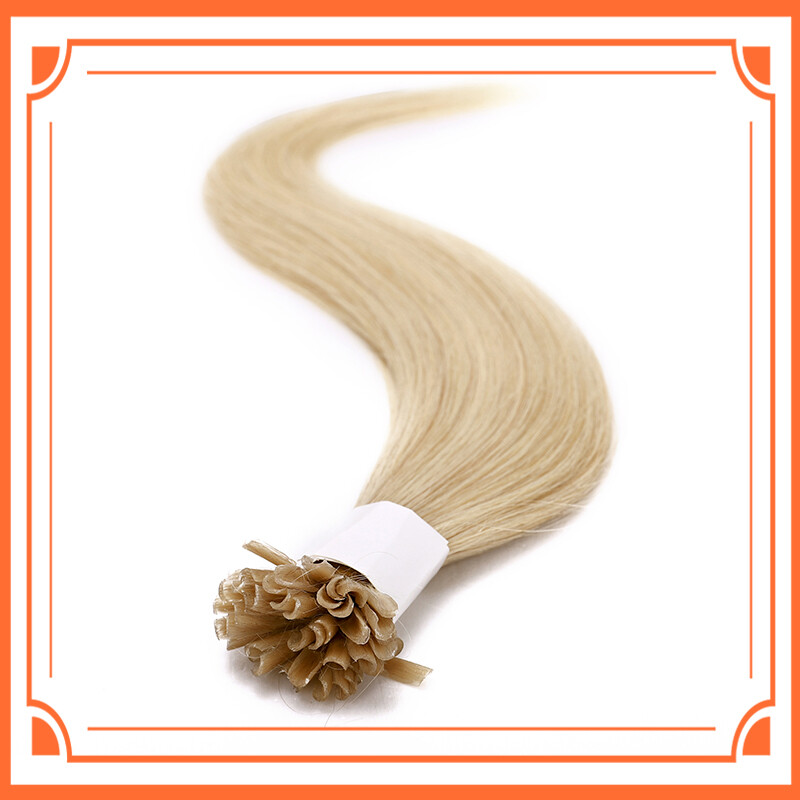 Keratin Hair Extensions Human Hair Pre-Bonded 100% Real Remy strands Full Head