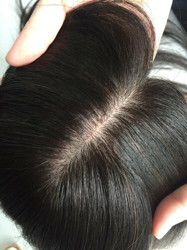 天然女式 Topper 中国 Remy 头发替换 Toupe Systems Top Piece16 英寸-