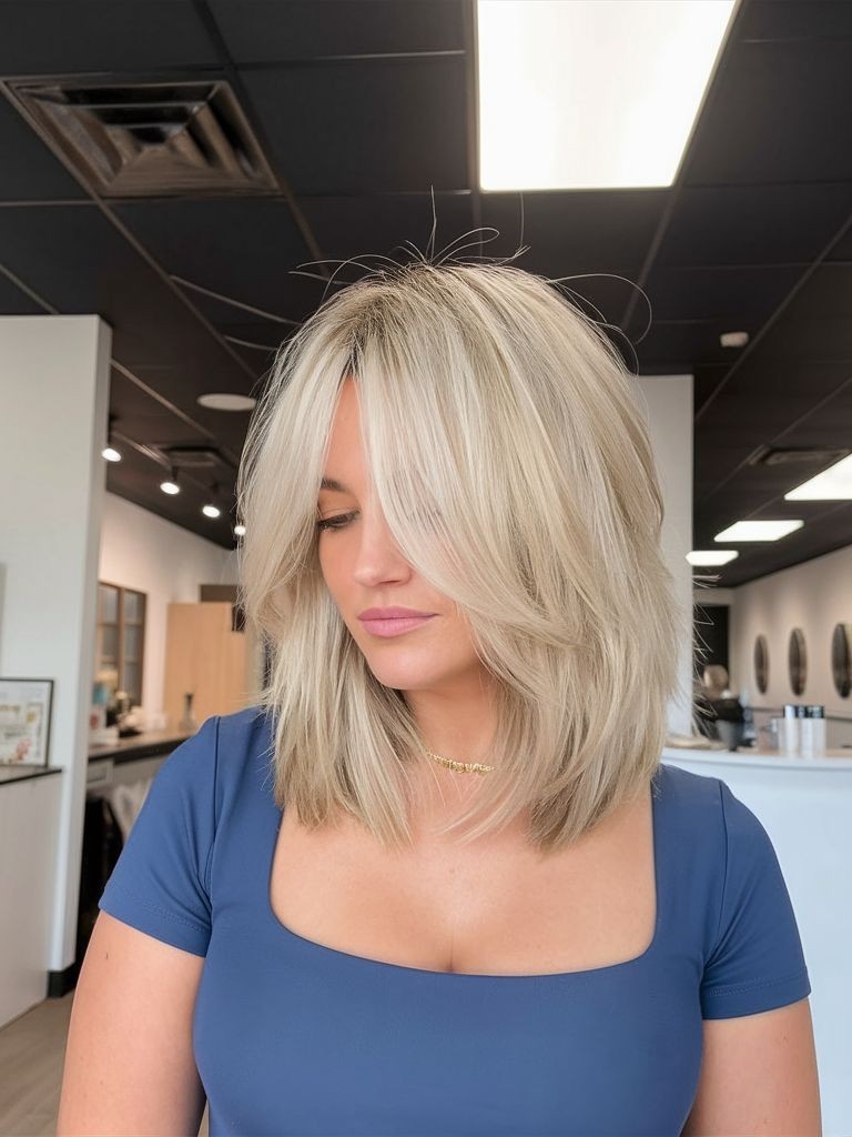100% Human Hair Ombre Beige Blonde Highlight Bob Wigs Lace Front Wigs for Women