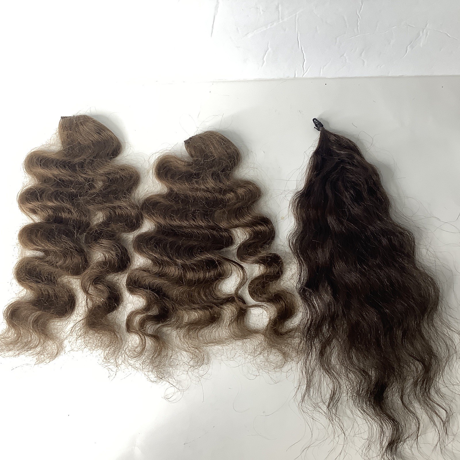 Vintage human hair pieces lot