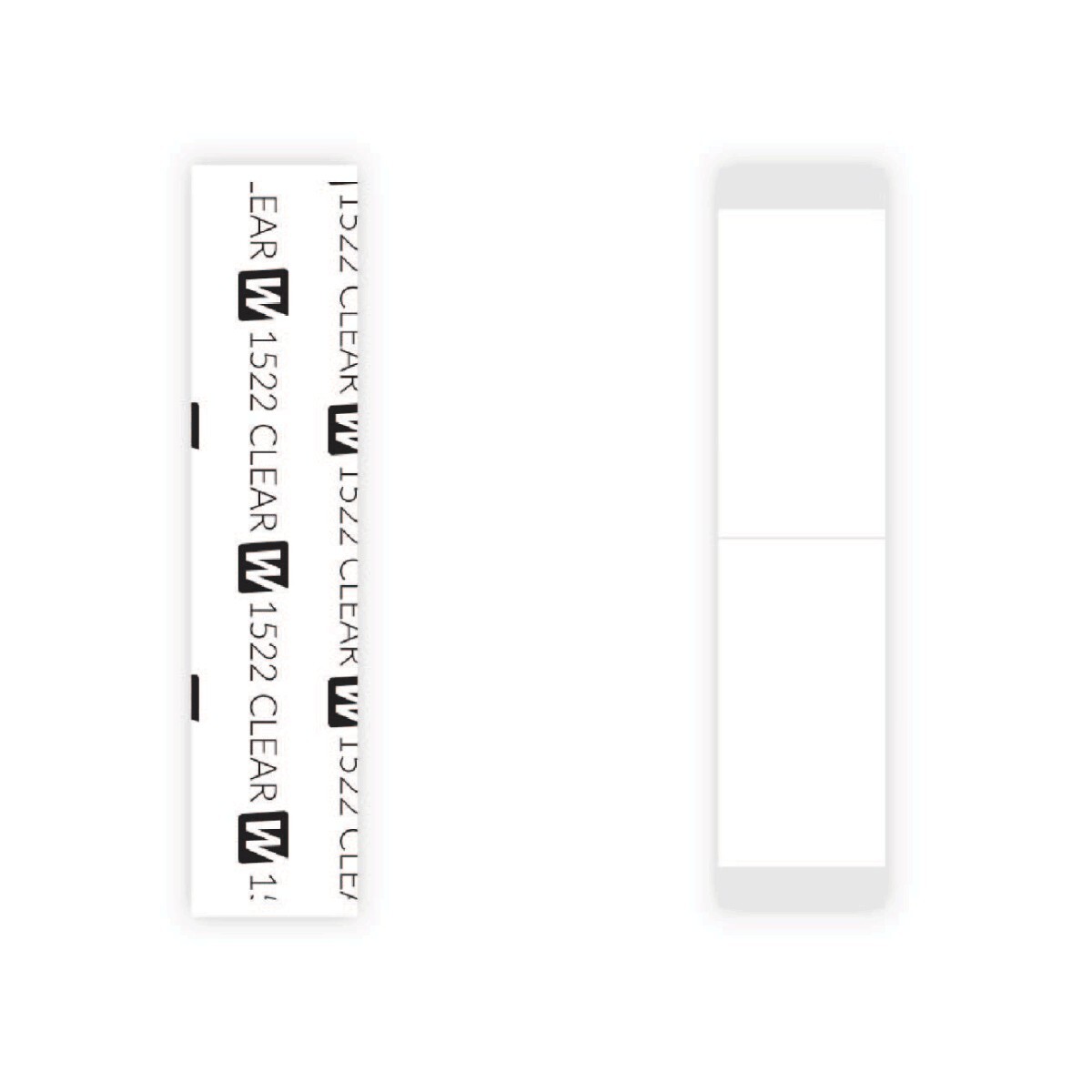 1522 Clear Adhesive Tape for hair systems wigs 3/4th inch wide