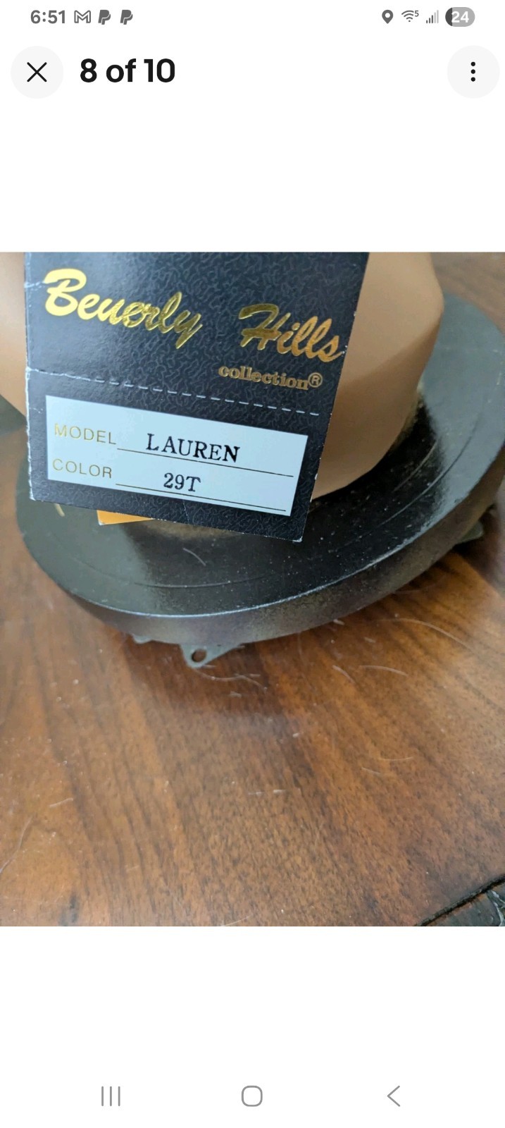 Tony Of Beverly Hills “Lauren” Blended Red 29T Elura Blend Short Bangs Classy