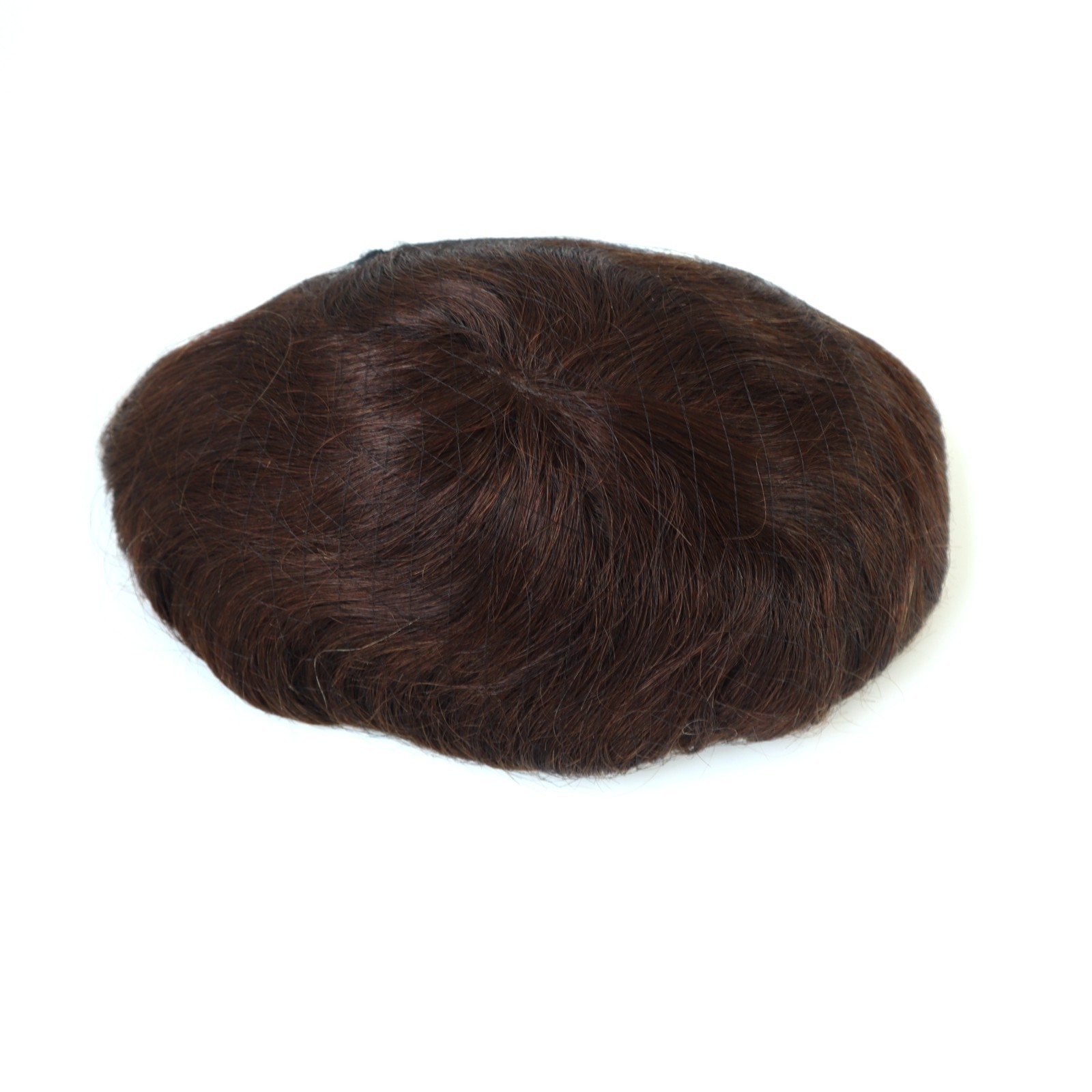 Toupee for Mens Human Hair Replacement System Hairpiece All Thin Skin Toupee
