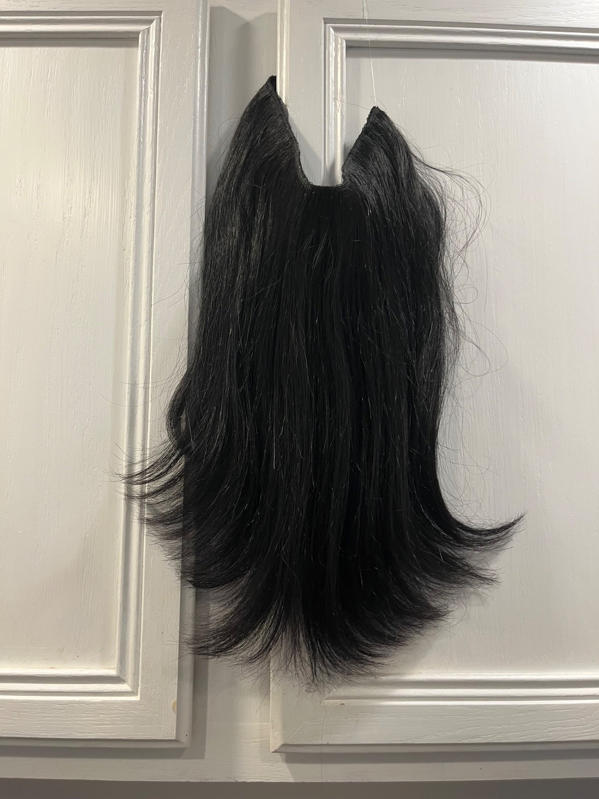 Halo Couture Black Hair Extension 12”
