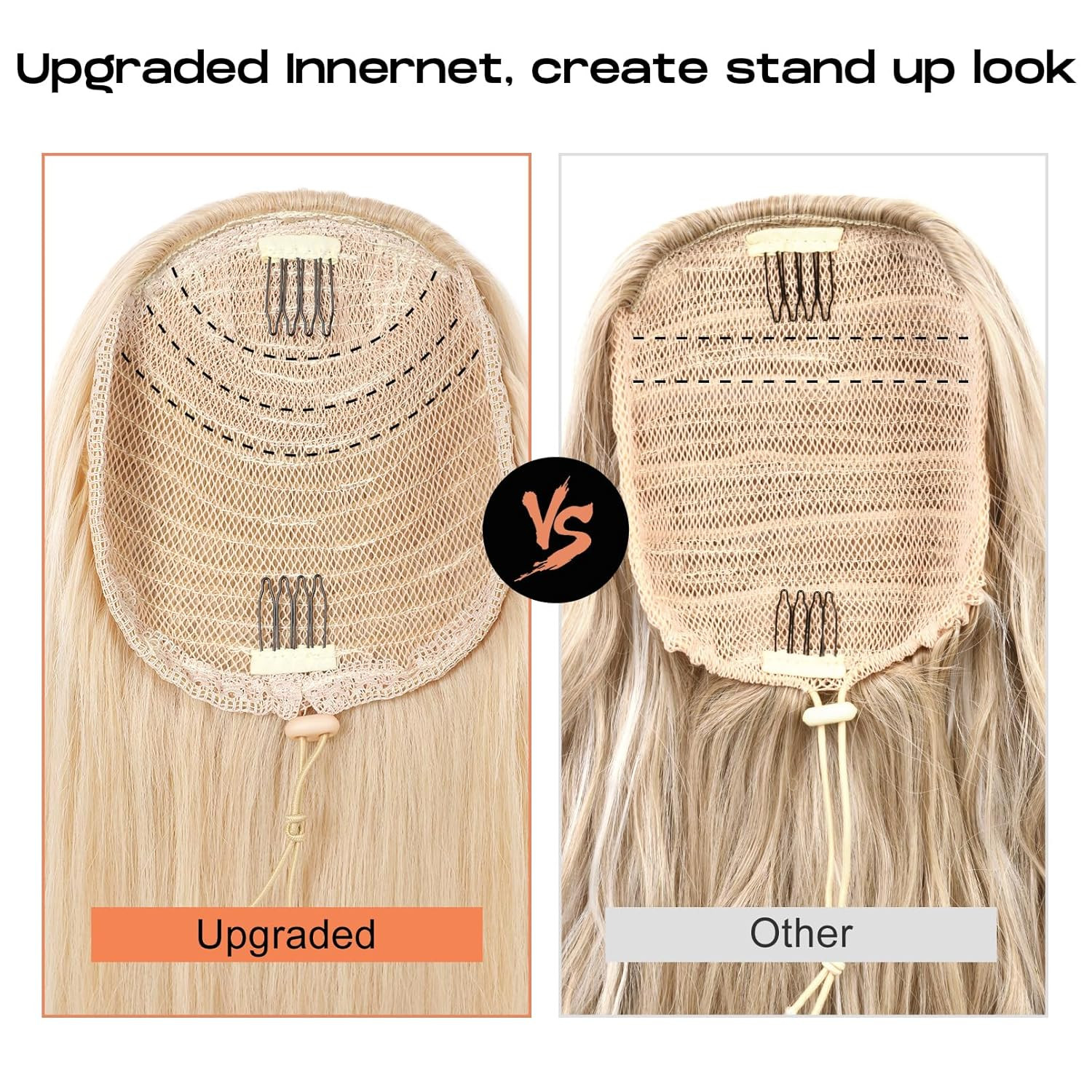 Versatile Drawstring Ponytail Extension, 26″ Long Wavy Multi Layered Clip in Pon