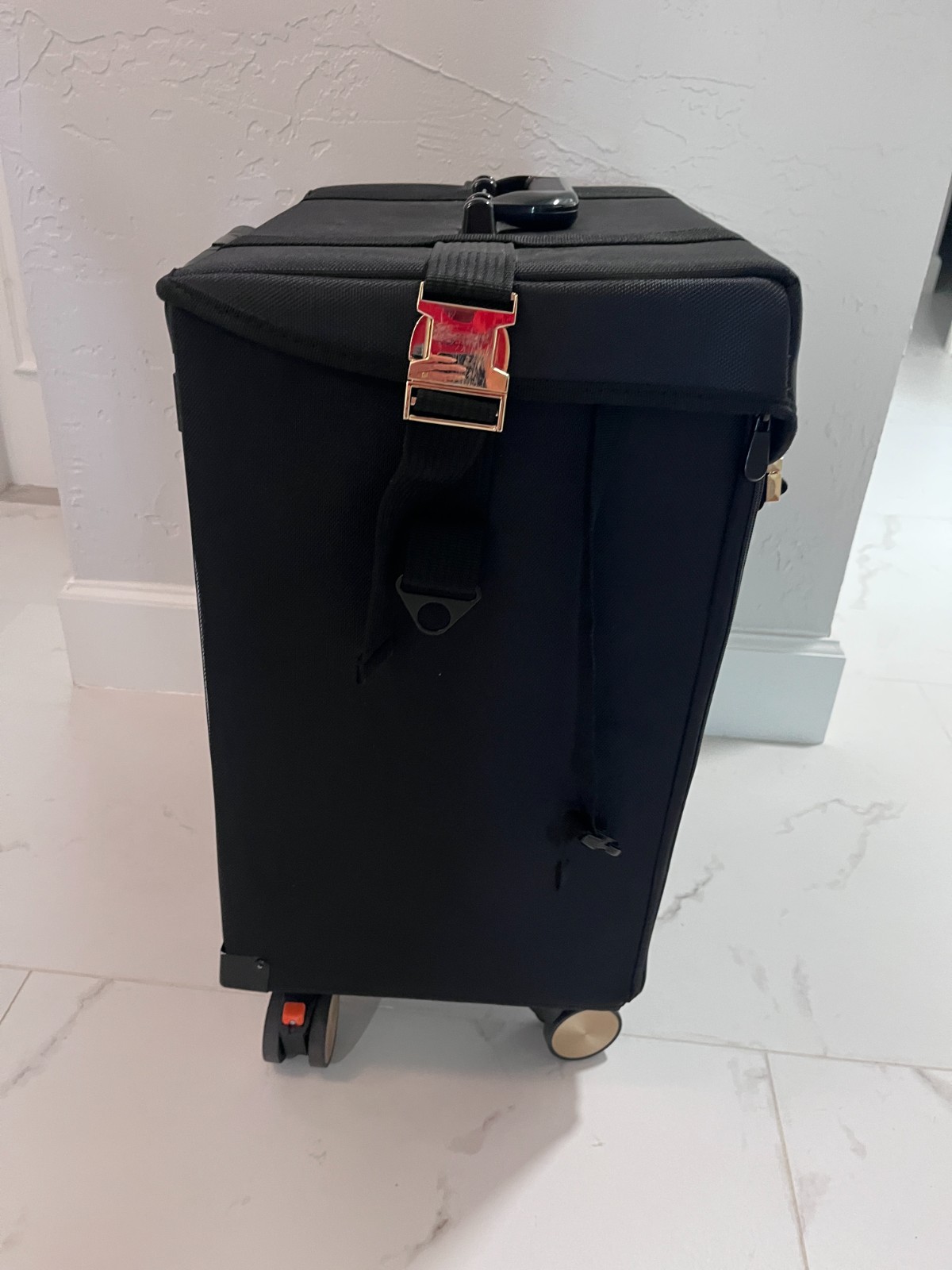 Bellami Professional Beautrician Organizer / Travel Rolling Case Luggage Extras