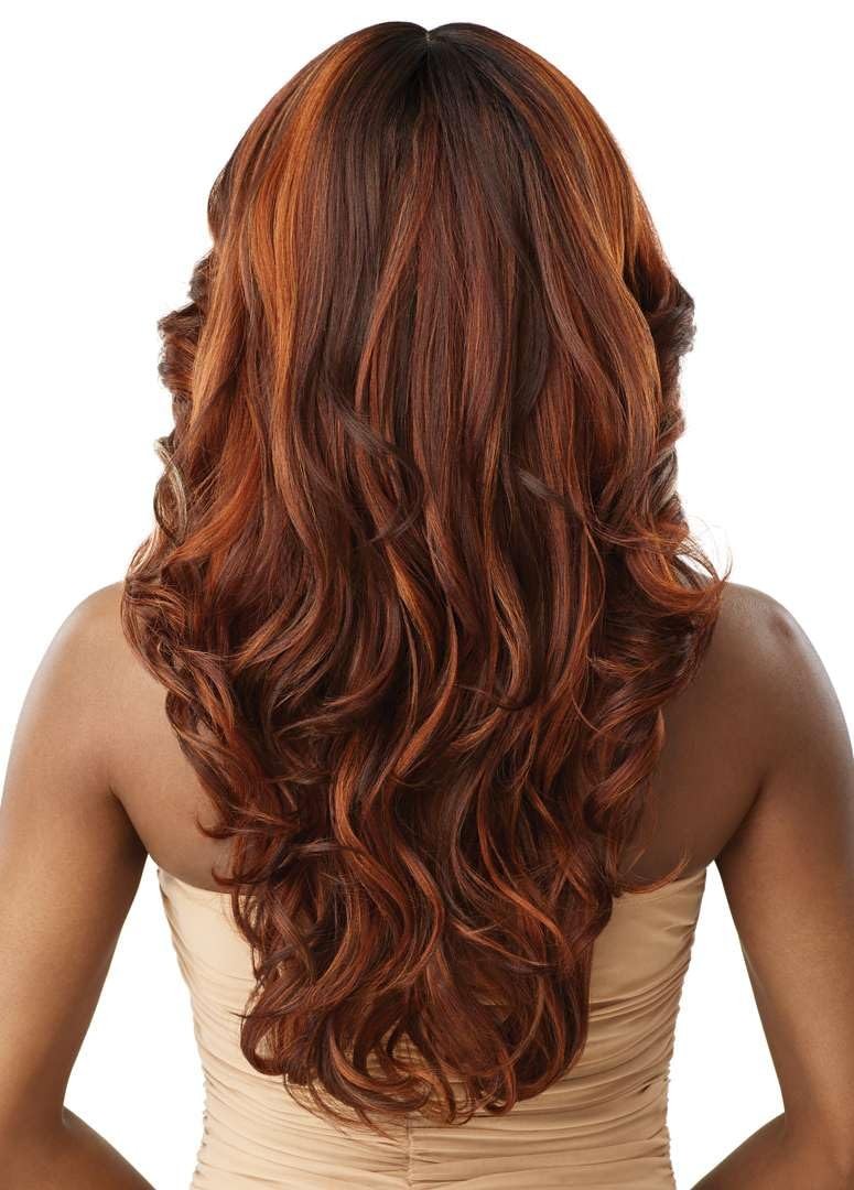 Outre Braids Outre Lace Front Wig – Melted Hairline – Mandisa Dark Violet