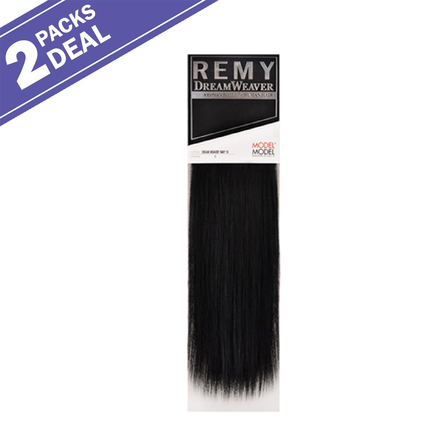 Model Model Human Hair Weave Modelmodel Dream Weaver Yaky 14 Inch Pack Of 2 1B