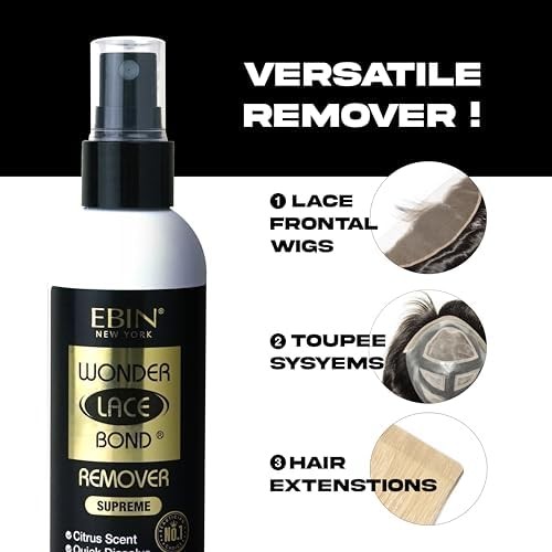 EBIN NEW YORK Wig Adhesive Remover Spray 4.05 oz Fast Safe Remover