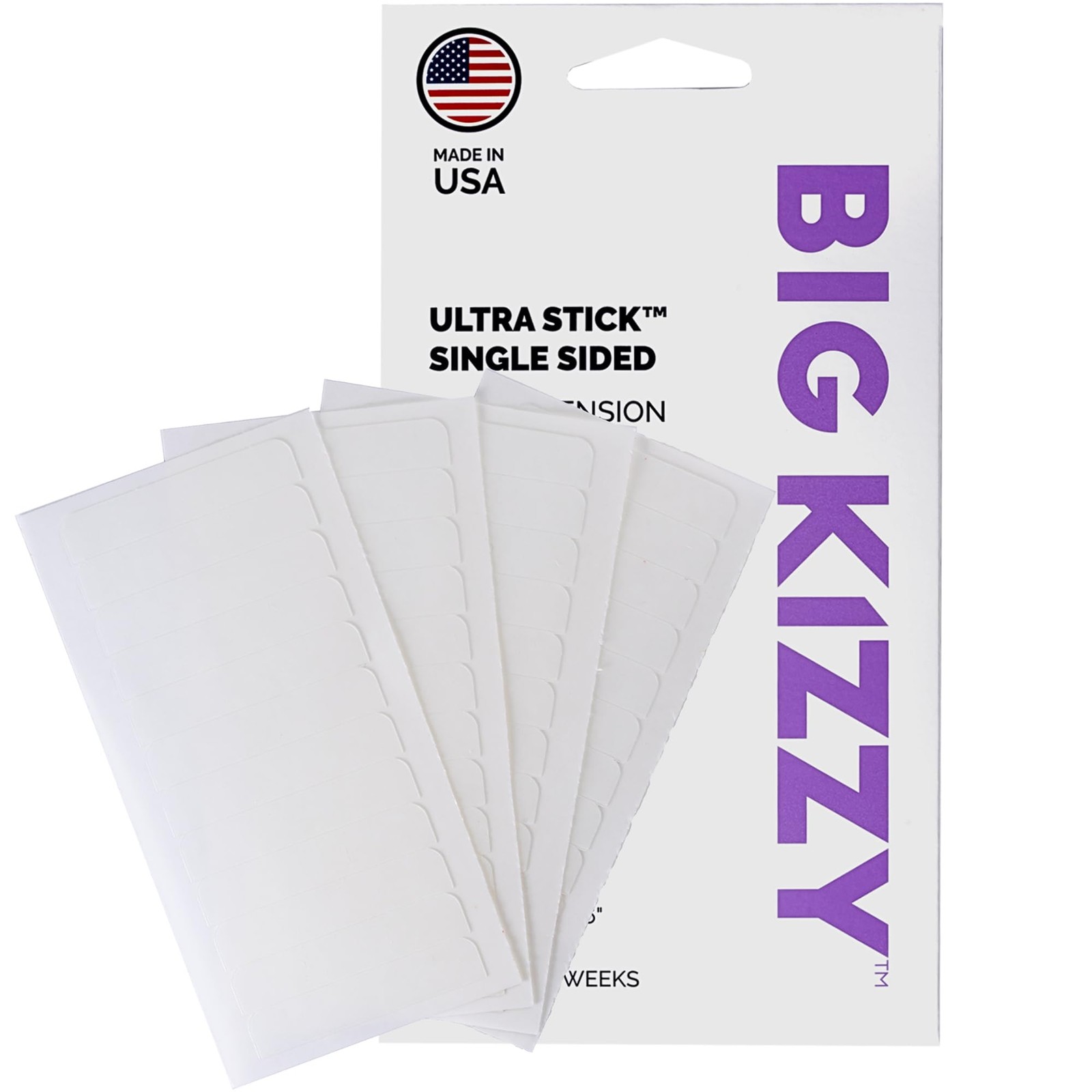 Single Sided Ultra Stick Replacement Tape for Hair Extensions – 6-8+ Weeks of…
