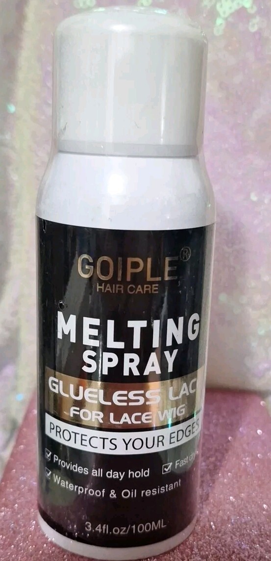 GOIPLE Melting and Holding Spray for Lace Wigs Temporary Extreme Hold Invisible